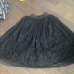Black Midi Skirt
